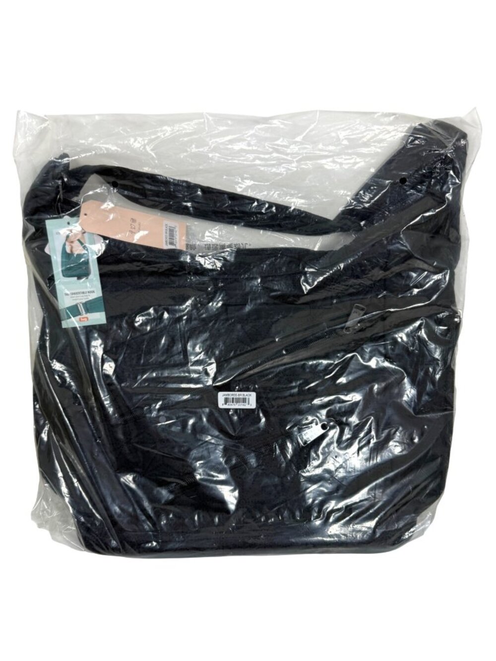 NWT Lug JAMBOREE Black RFID Shoulder/Tote/ Crossbody Bag Work/Travel/Vacay